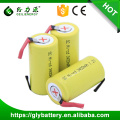 Bateria recarregável do SC 3400mAh do poder 1.2V com abas de solda